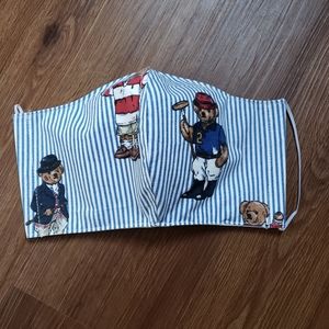 Cotton Face Cover Mask Polo Bear University